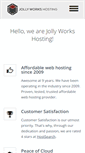 Mobile Screenshot of jollyworkshosting.com