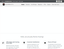 Tablet Screenshot of jollyworkshosting.com